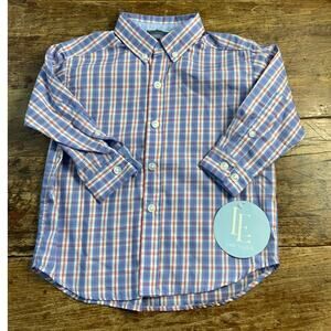 Little English Plaid Button Down NWT size 2T